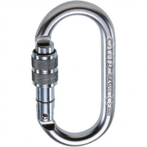 CAMP Steel Oval Screw Gate Carabiner