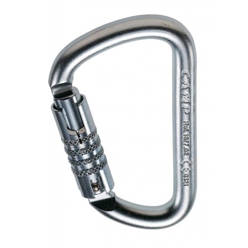CAMP Steel HMS D 3 Trilock Carabiner 