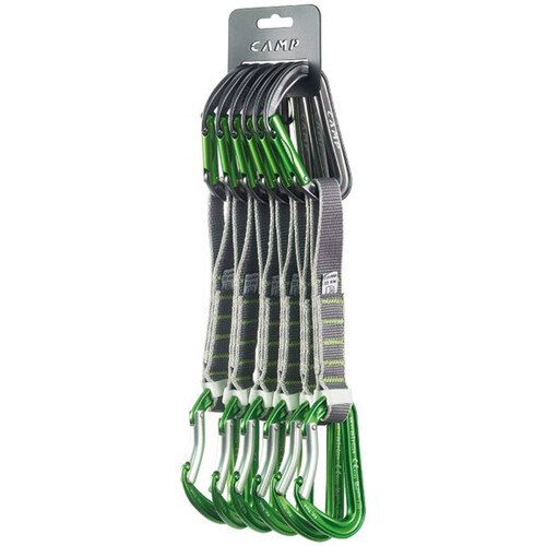 CAMP Photon Express KS Quickdraw Set - Grey/Green - 6 x 11cm