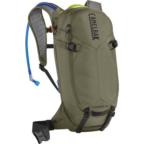 Camelbak Toro 14 3L Protection Hydration Backpack - Olive/Lime