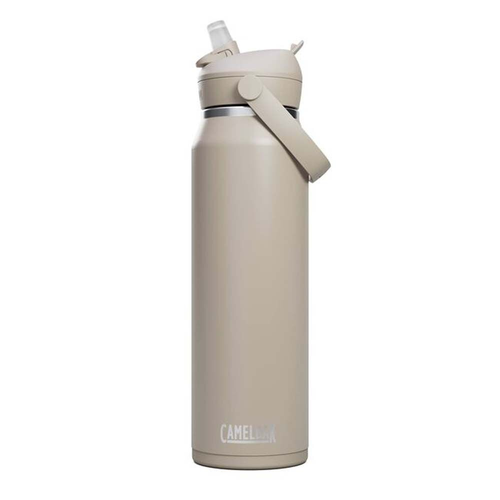 Camelbak Thrive Flip 1L Stainless Steel Insulated Straw Bottle - Stone