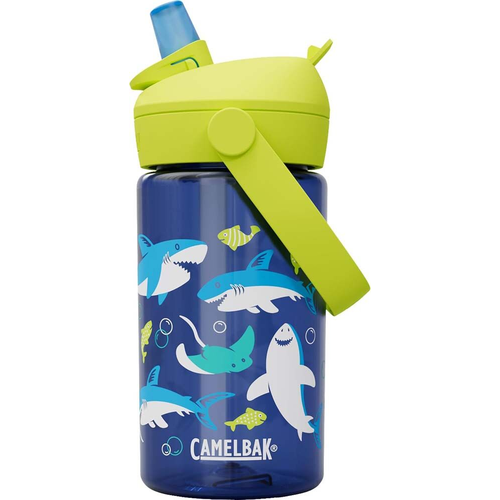 Camelbak Thrive Flip 400ml Kids Straw Bottle w/Tritan Renew - Sharks and Rays