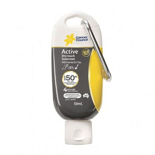Cancer Council Active Ezi Clip SPF 50+ Sunscreen - 50 ml