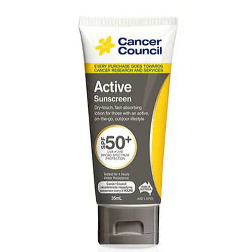 Cancer Council Active Traveller Tube SPF 50+ Sunscreen - 35 ml