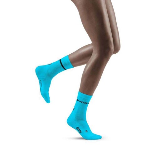 CEP Neon Mid-Cut Womens Running Socks