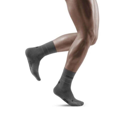 CEP Reflective Mid-Cut Mens Running Socks