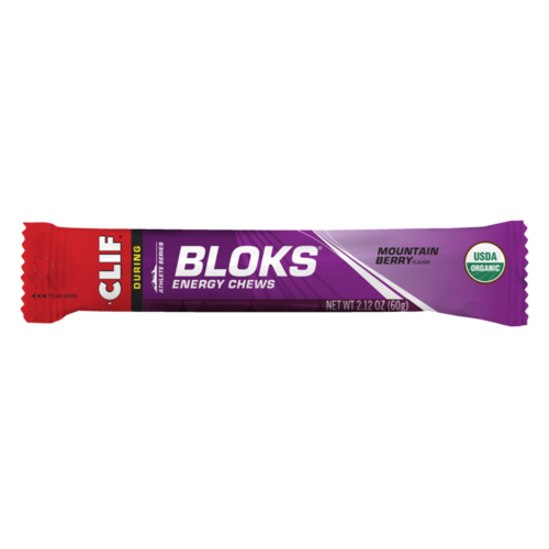 Clif Energy Shot Bloks Energy Chews - Mountain Berry - Individual