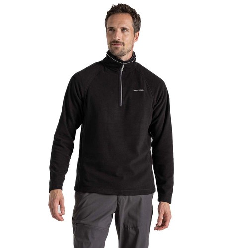 Craghoppers Corey VI Mens Half Zip Pullover Fleece - Black - 2XL