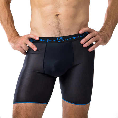 T8 Commandos Mens Running Underwear - Black - L