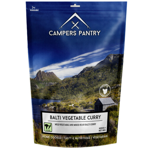 Campers Pantry Balti Vegetable Curry Freeze Dried Meal