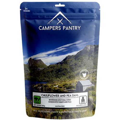 Campers Pantry Freeze Dried Cauliflower and Pea Dahl - Double Serve - 200g
