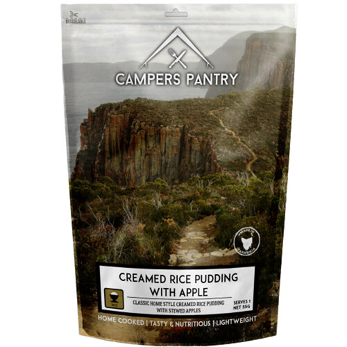 Campers Pantry Creamed Rice Pudding With Apple