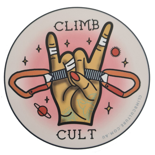 Climb Culture Climb CULT Sticker