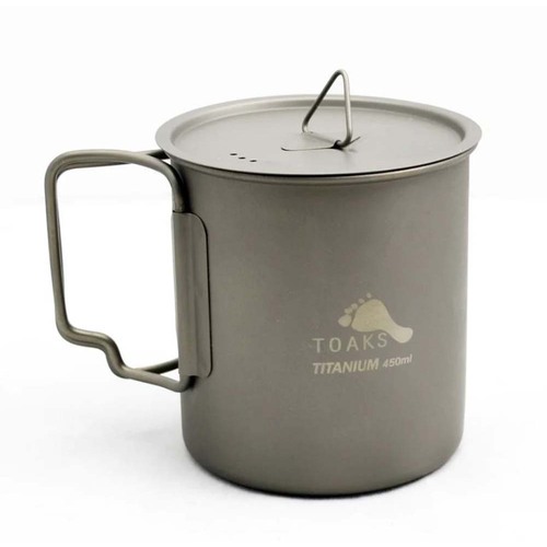 Toaks Ultralight Titanium Cup w/ Lid - 450ml