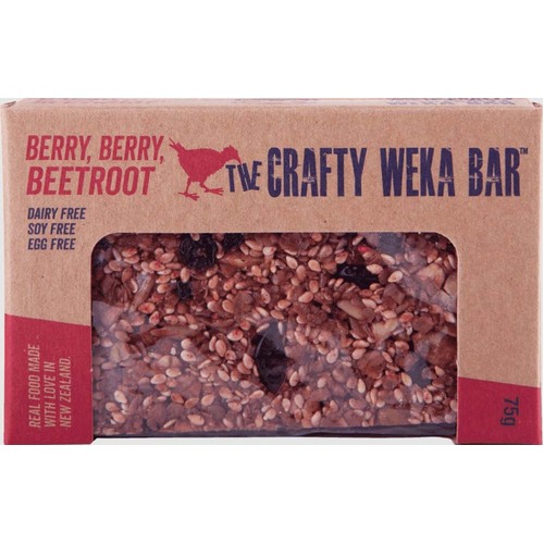 The Crafty Weka Bar - Berry Berry Beetroot - 75g