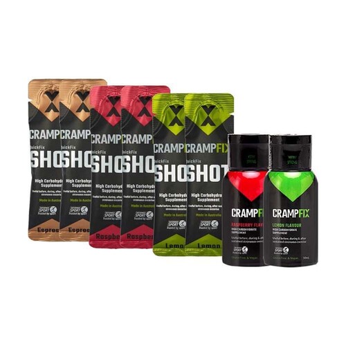 CrampFix Cramp Relief Performance Pack - 6 Shots/2 Bottles