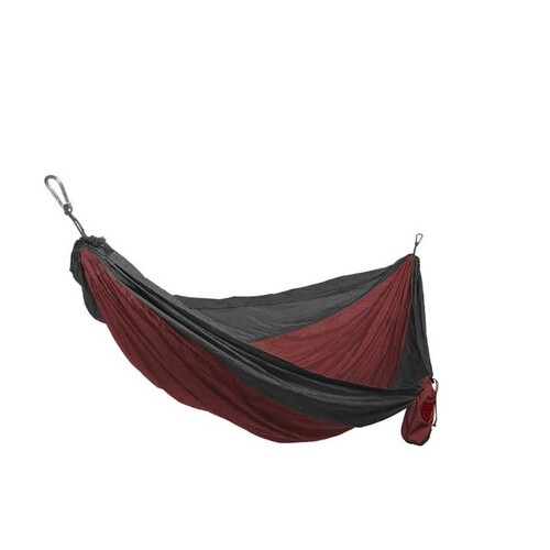 Grand Trunk Double Hammock w/ Strap - Crimson/Charcoal