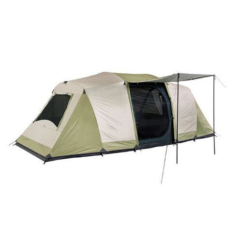 OZtrail Seascape 10 10 Person Dome Tent Cream Eucalyptus