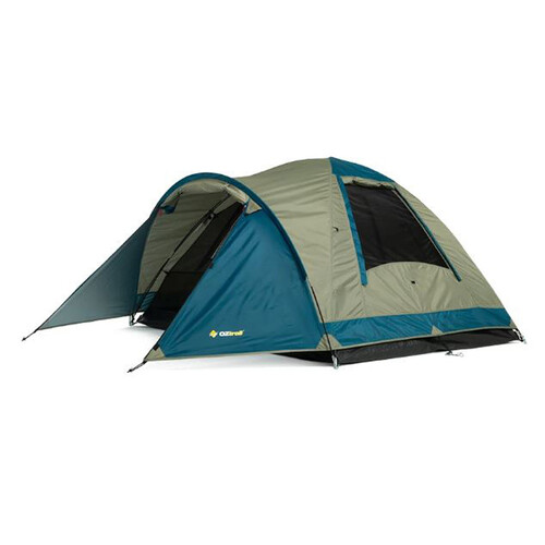 OZtrail Tasman 3V 3-Person Dome Tent - Light Grey/Blue