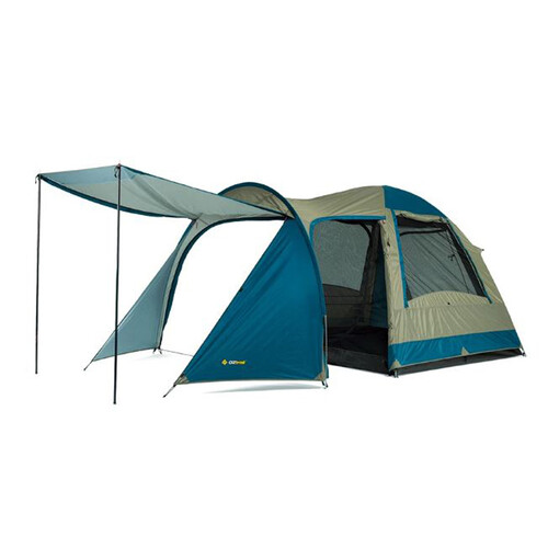 OZtrail Tasman 4V Plus 4-Person Dome Tent - Light Grey/Blue