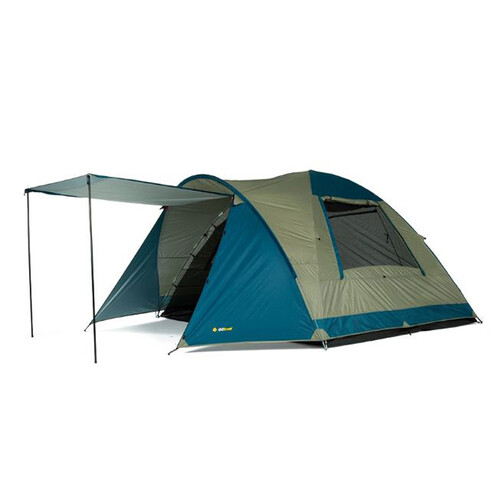 OZtrail Tasman 6V 6-Person Dome Tent - Light Grey/Blue