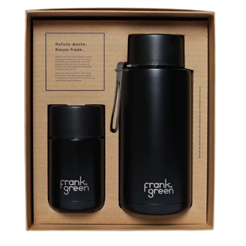 Frank Green My Eco Gift Set - 295ml Cup + 1000ml Bottle straw