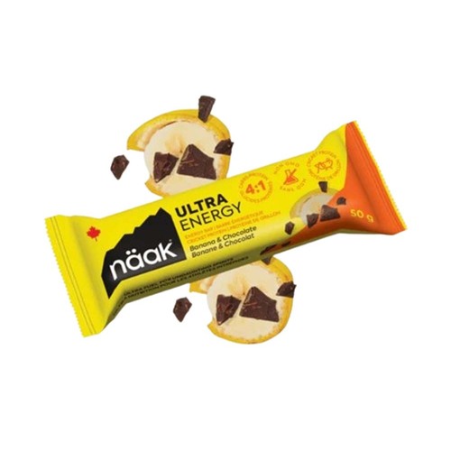 Naak Banana and Chocolate Ultra Energy Bar - 50g