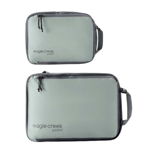 Eagle Creek Pack-It Isolate Compression Packing Cube Set - Storm Grey - S/M
