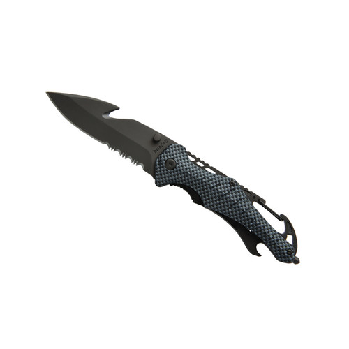 Baladeo Security Knife Emergency Carbon Fibre Style