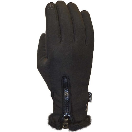 XTM Nina Soft Shell Ladies Snow Gloves - Black