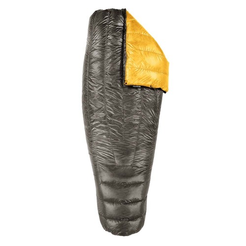 Enlightened Equipment Enigma 5C 850FP Duck Down Hiking Quilt - Charcoal/Yellow - Long/Wide