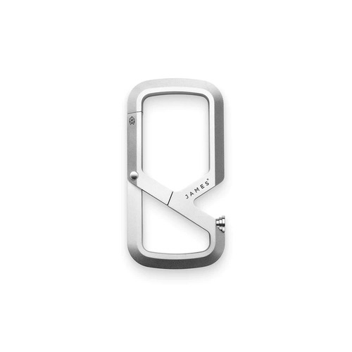 The James Brand The Mehlville Carabiner - Silver/Stainless