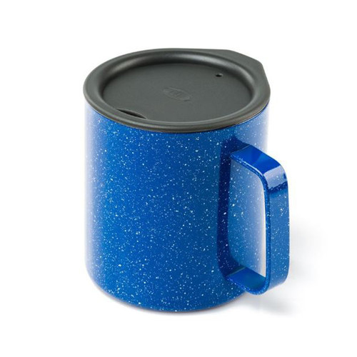 GSI Glacier Stainless Camp Cup - Blue Speckle - 440ml