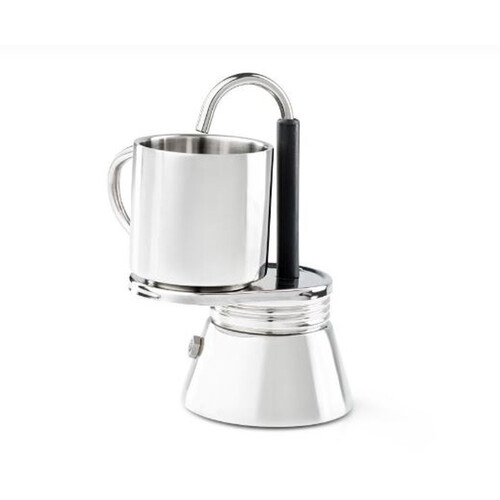 GSI Mini Espresso Maker w/ Cup - Grey/Stainless Steel
