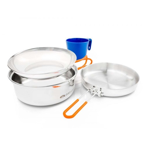 GSI Glacier Stainless Mess Kit - 1 Person