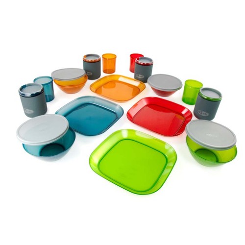 GSI Infinity 4 Person Deluxe Dinner Plate Tableset - Multicolour