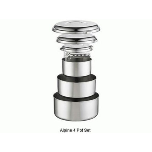 MSR Alpine 4 S/Steel 3-4 Person Pot Cookset