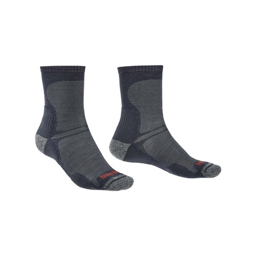 Bridgedale Hike Ultralight T2 Merino Performance Crew Mens Hiking Socks - Navy - Sm