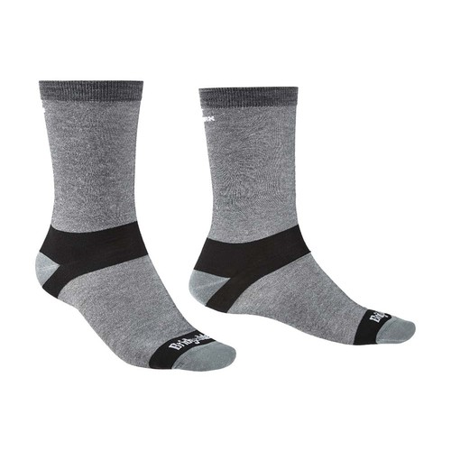 Bridgedale Coolmax Liner Base Layer Men Socks - Grey - (2Pk)