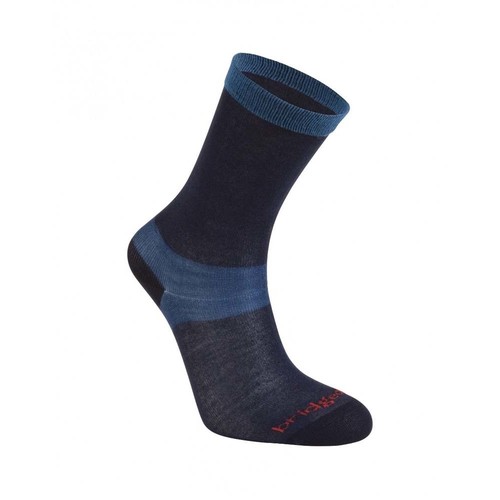Bridgedale Coolmax Liner Womens Socks - Navy - (2Pk)