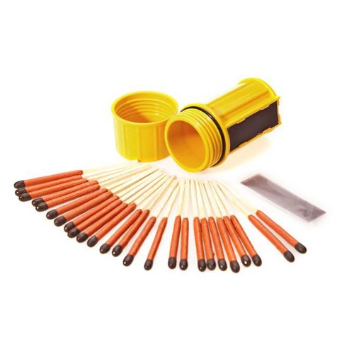 UCO Stormproof Match Kit - Yellow - 25 Count