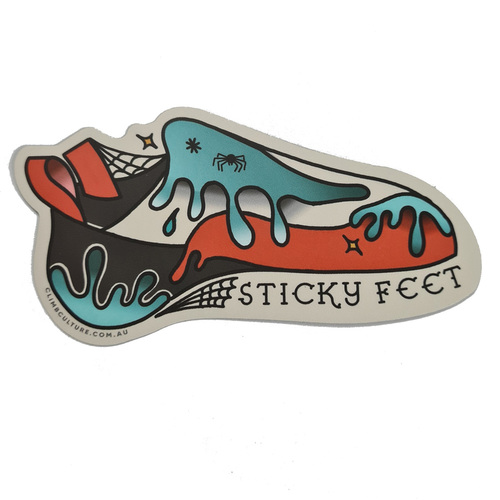 Climb Culture Sticky Feet Sticker