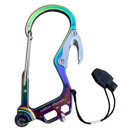 Outdoor Element Fire Escape Multitool Carabiner