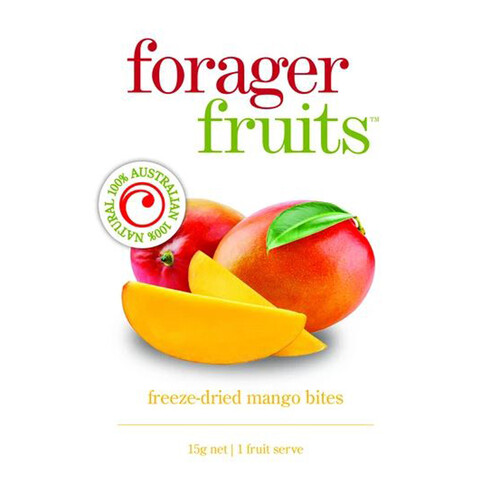 Forager Fruits - Freeze Dried Mango Bites