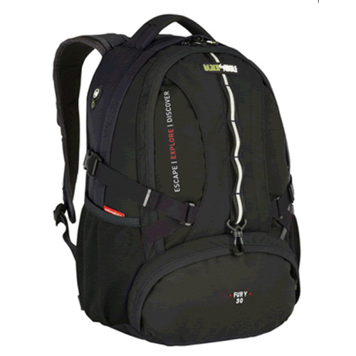 Black Wolf Fury 30L Daypack Black
