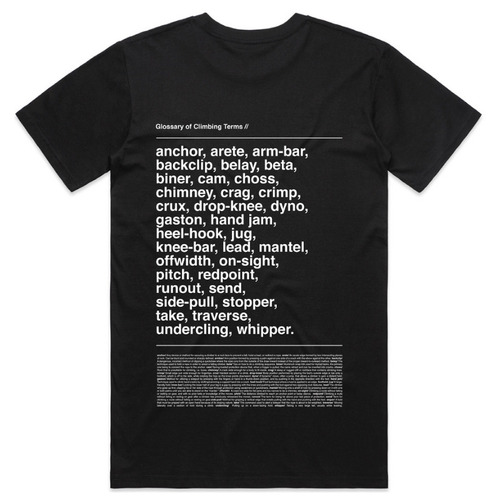 Climb Culture Climbing Glossary Unisex T-Shirt