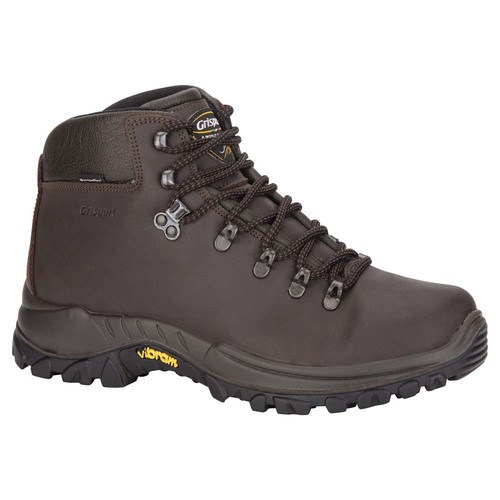Grisport Classic Mid Waterproof Unisex Hiking Boots - Dark Chocolate