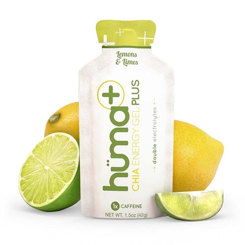 Huma Energy Gels Plus - Lemon Lime/Caffeine