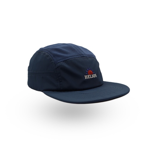 Helios Ultralight 7 Panel Soft Brim Unisex Running Cap - Navy