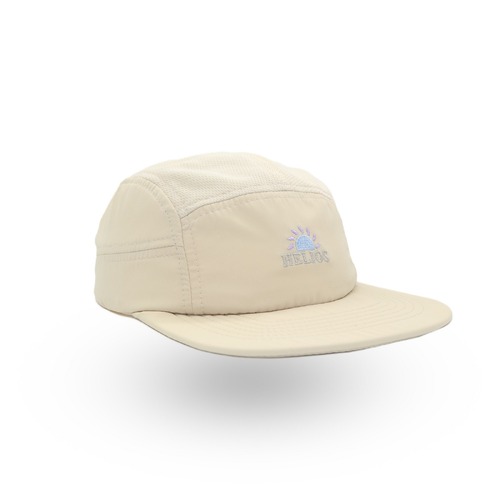 Helios Ultralight 7 Panel Soft Brim Unisex Running Cap - Tan